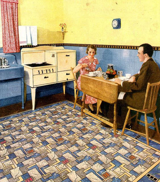 1930s rug congoleum
