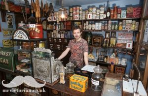 Replica 1920s grocery shop Mr Victorian Visit www.mrvictorian.co.uk