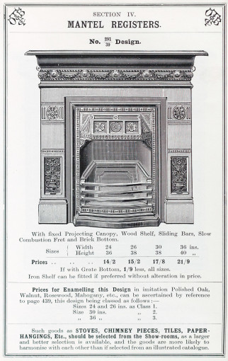 Restoring an iron fireplace Biclam Victorian cast iron fireplace catalogue