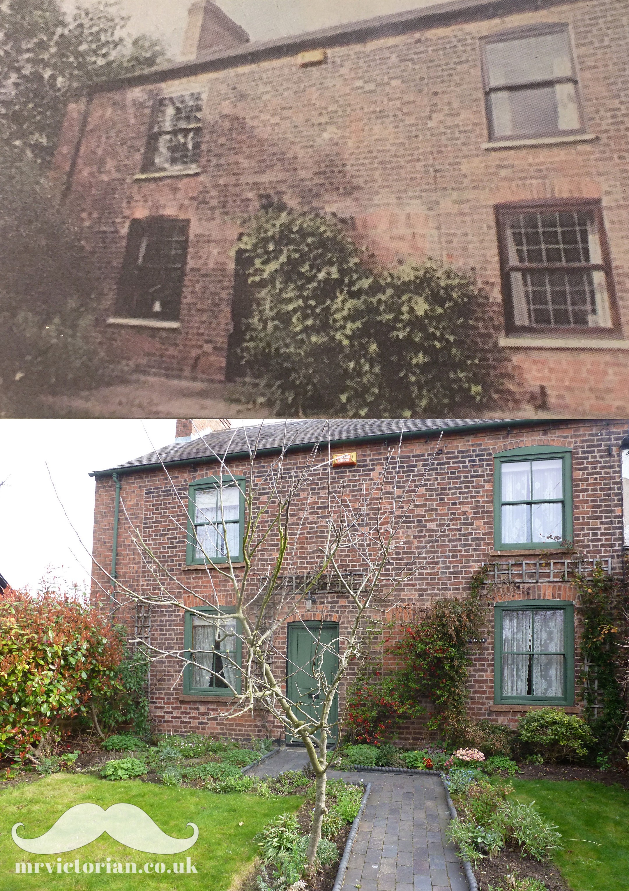 Mr Victorian house before and after sash windows
