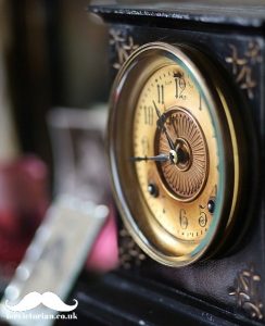 Victorian slate mantlepiece clock Mr Victorian