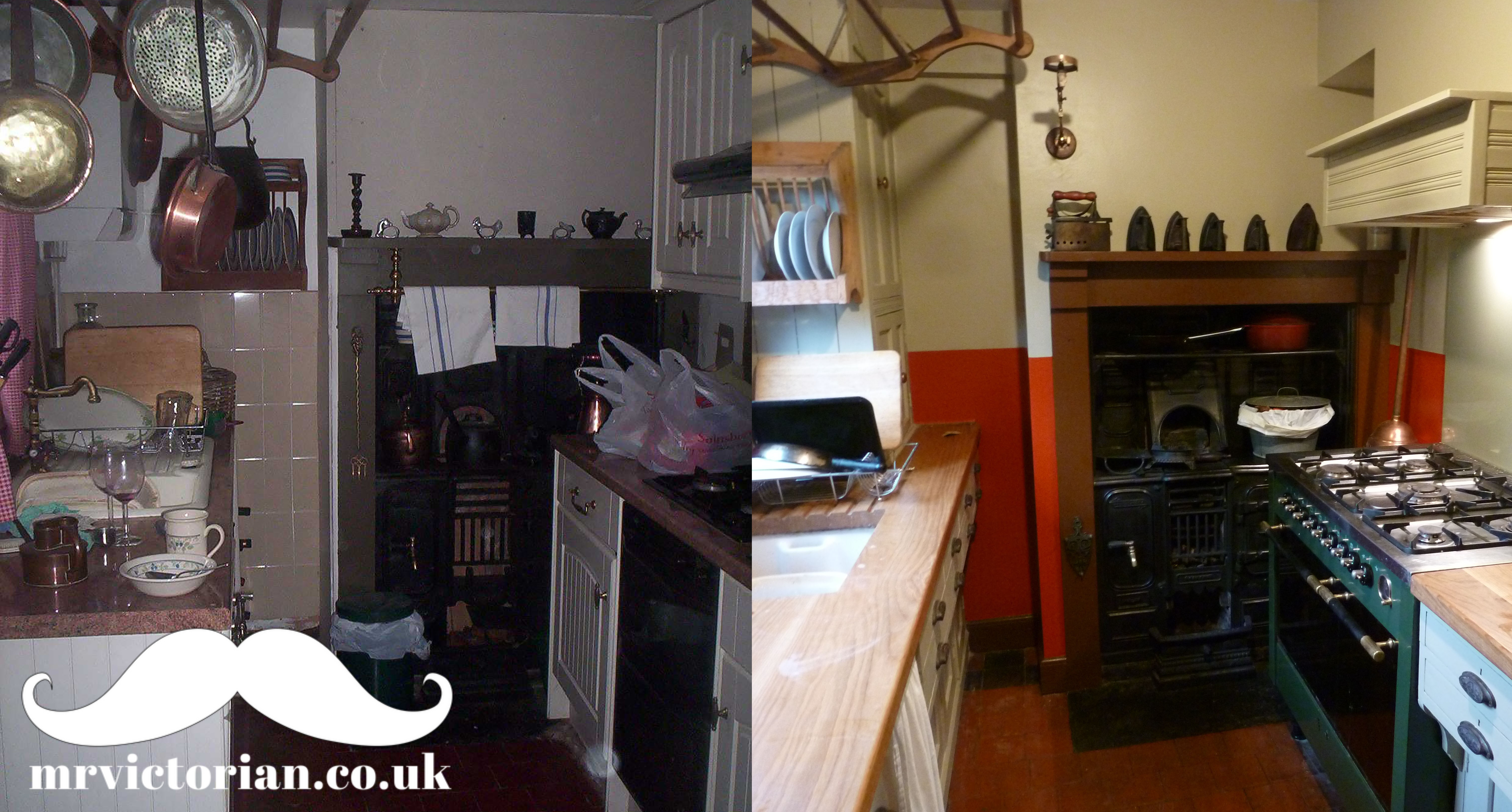 Victorian scullery before and after Mr Victorian kitchen