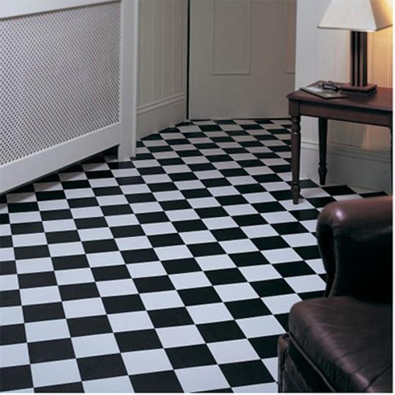 Linoleum vinyl chequerboard geometric