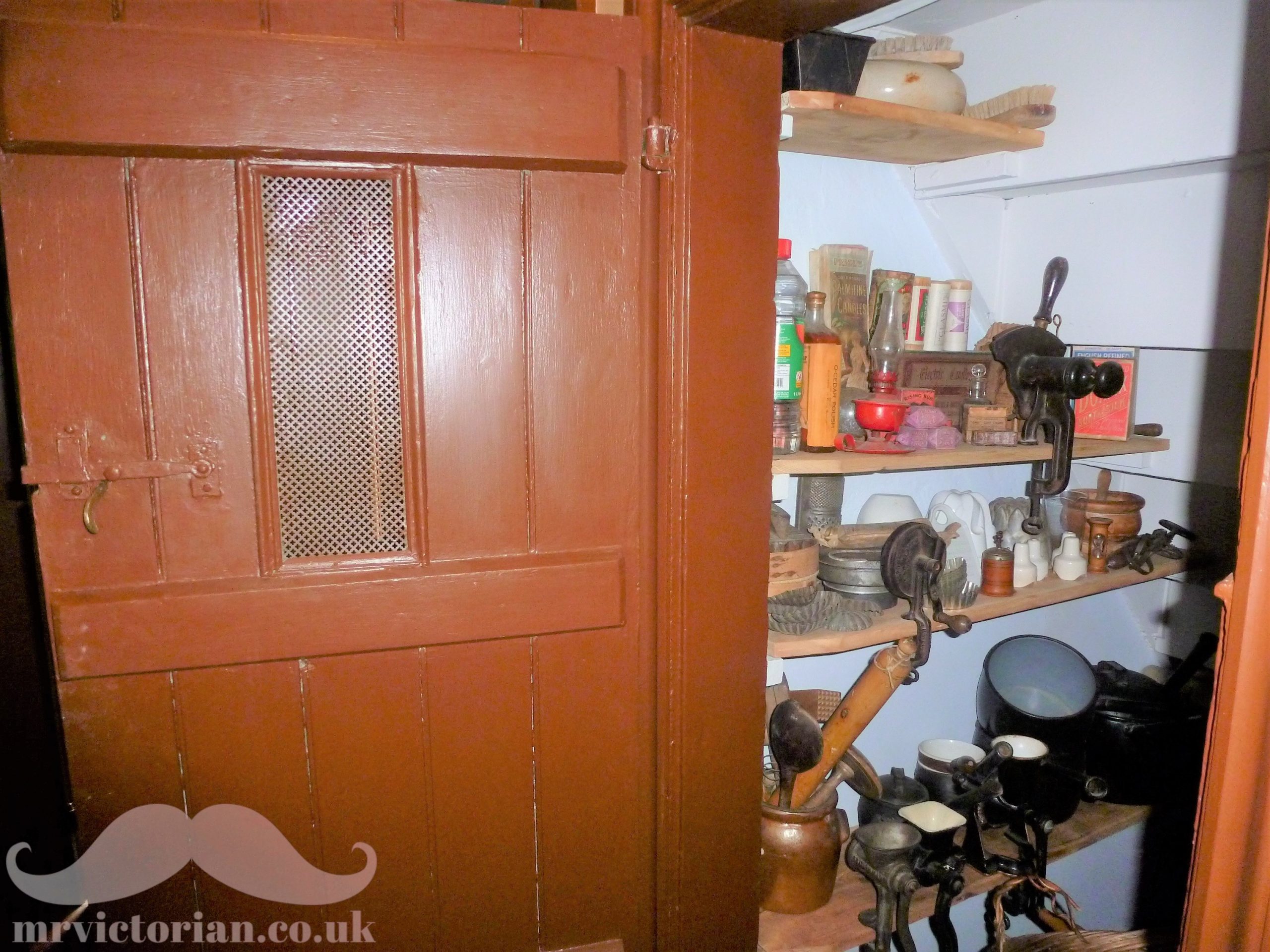 Understairs Victorian pantry pr larder