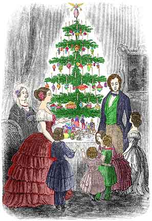 Queen Victoria Christmas tree Prince Albert