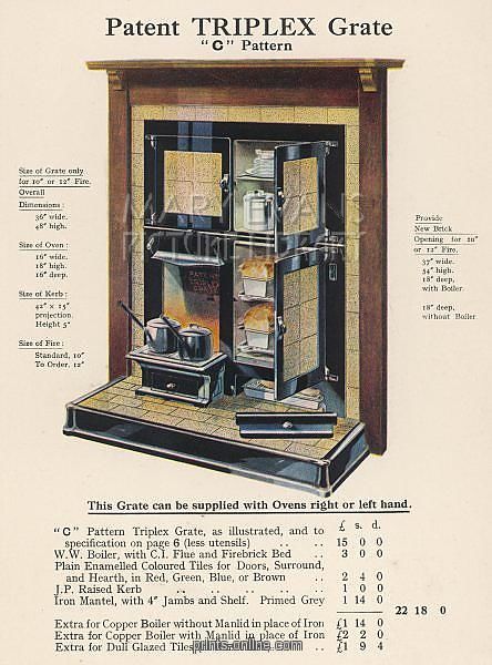 Combination Simplex enamelled range 1930s