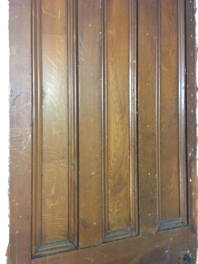 Victorian door with oak woodgrained finish.